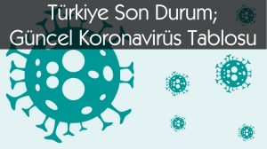 Türkiye Son Durum; Güncel Koronavirüs Tablosu